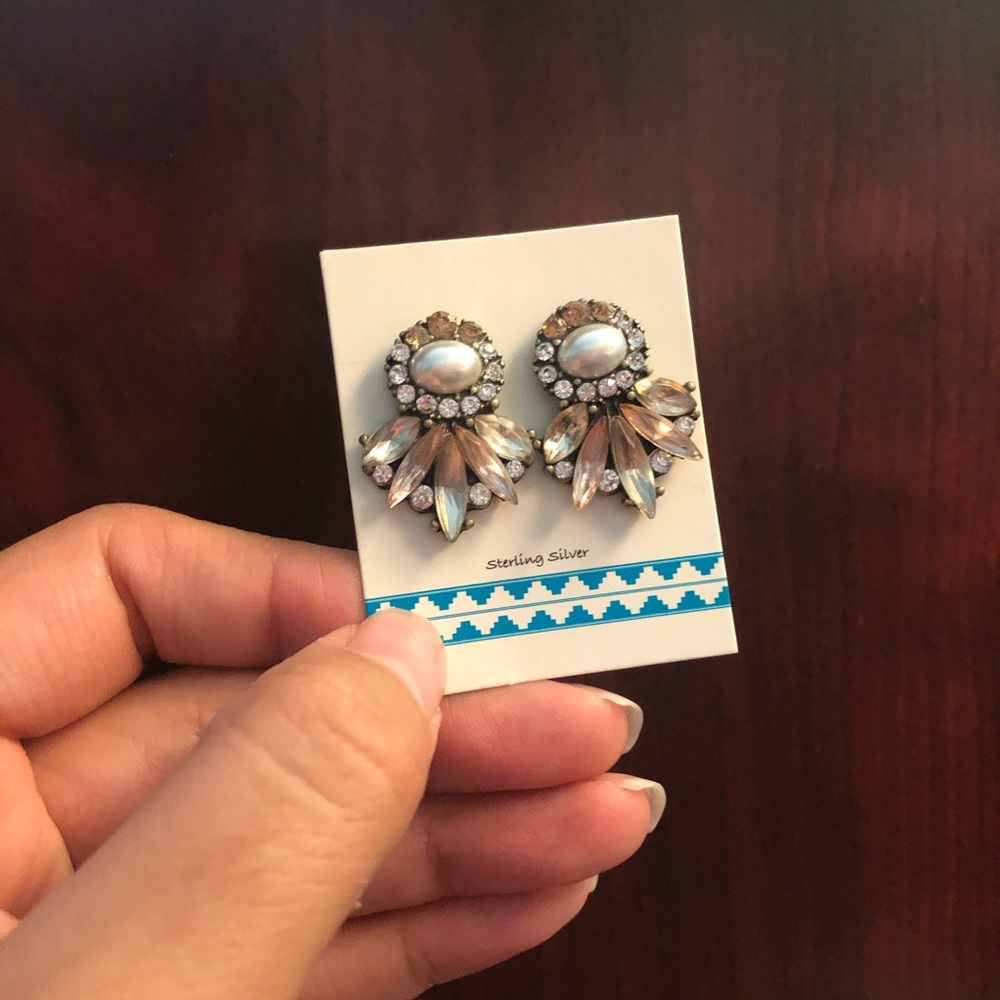 Vintage/Antique Style Gem Earrings